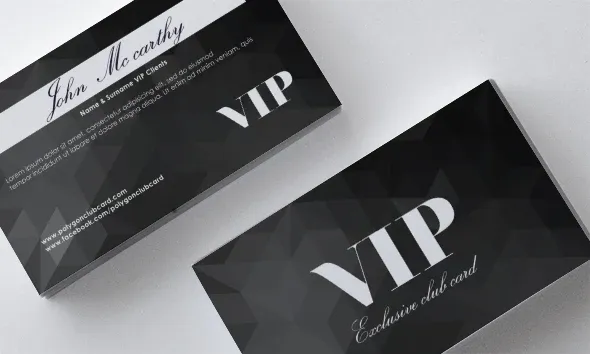Polygon Exclusive VIP Card (black (Back)) — preview 1
