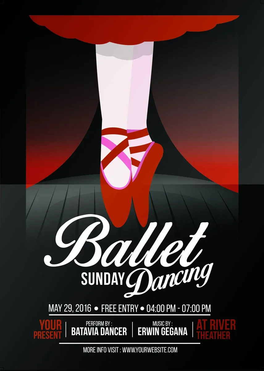 Ballet Dance Event Flyer — preview 1