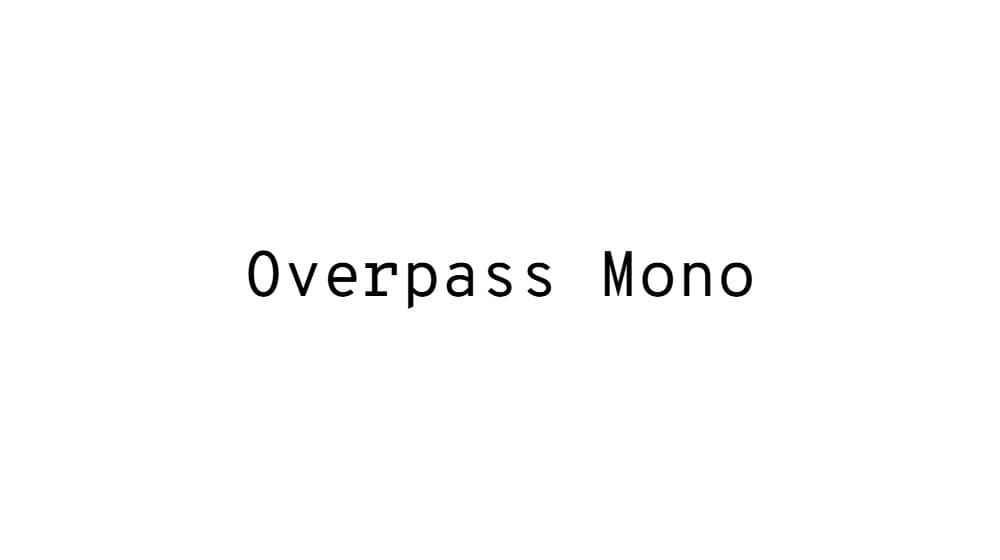 Overpass Mono — preview 1