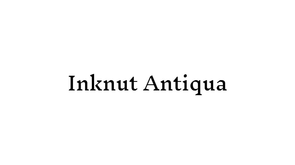 Inknut Antiqua — preview 1