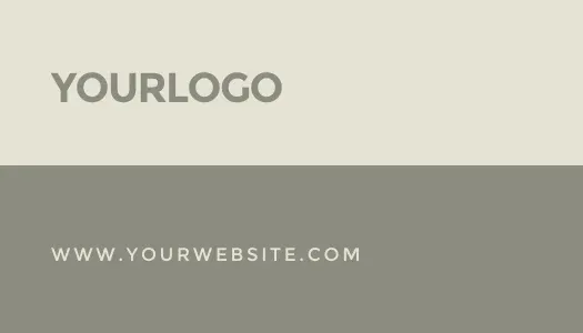 Grey Corporate Business Stationery Business Card Business Card Front Vector Template — preview 1