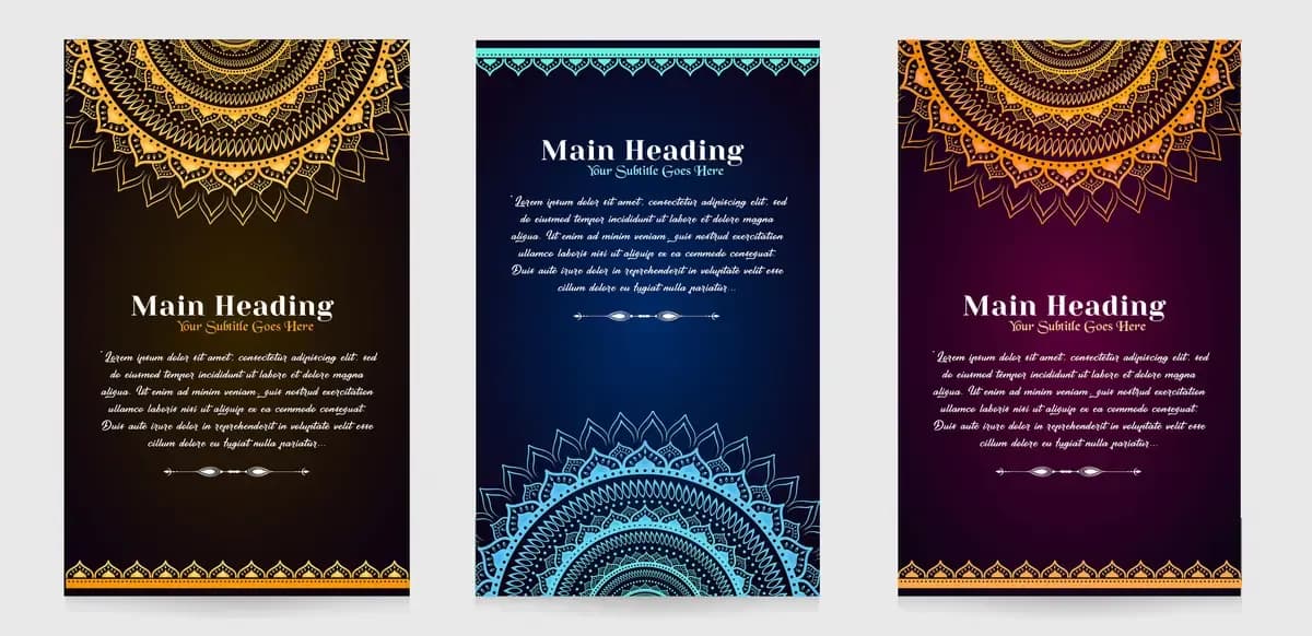 Premium Luxury Invitation Cards With Dark Background — preview 1