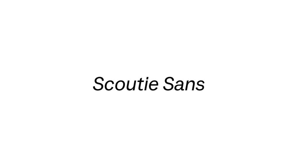 Scoutie Sans — preview 1