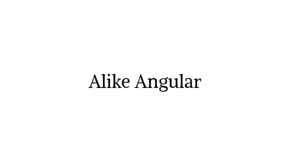 Alike Angular — preview 1