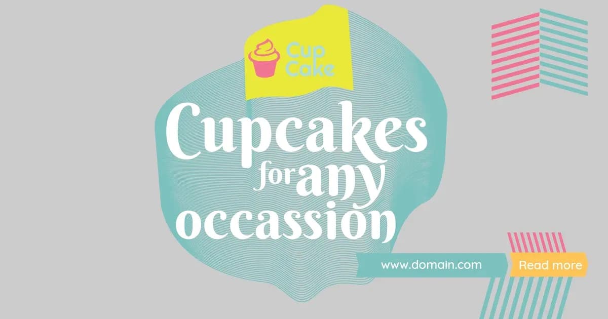 Frosted Strawberry Cupcake Boutique Promo - Style F — preview 1