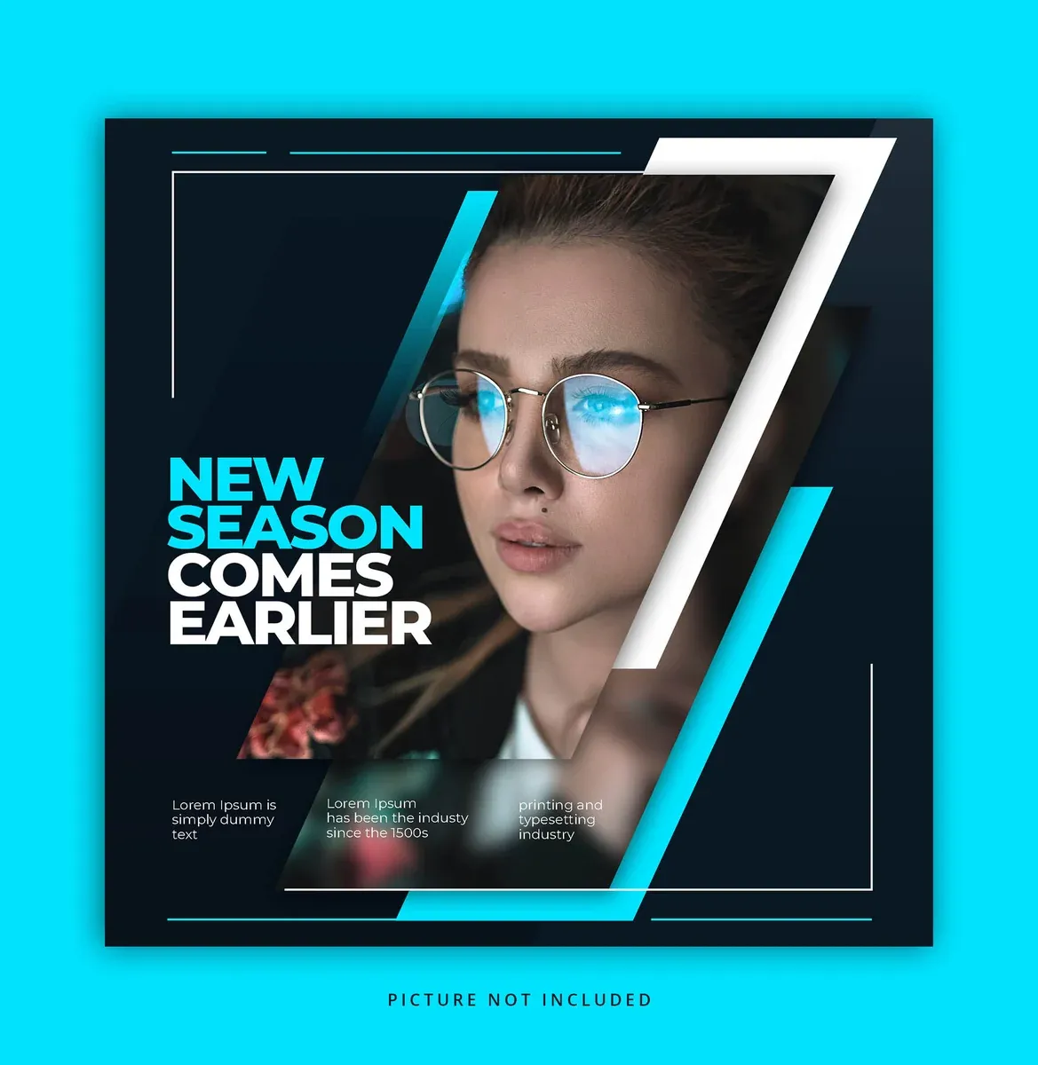 De Midia Social Do Instagram Futuristic Dynamic Feed Social Media Banner Template — preview 1