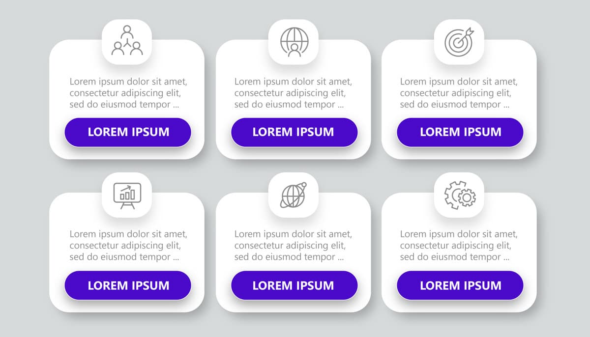 Simple Options Infographic — preview 1