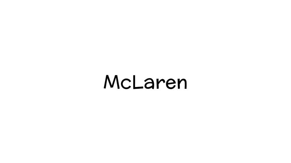 McLaren — preview 1