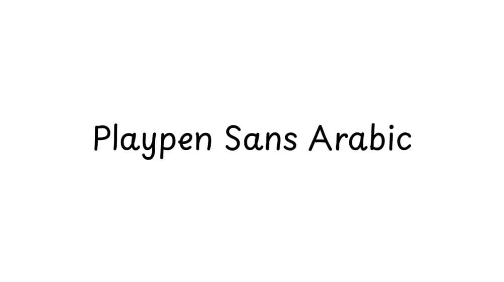 Playpen Sans Arabic — preview 1