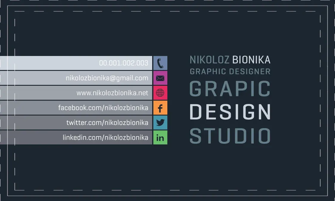 Minimal Stylish Business Cards — preview 1