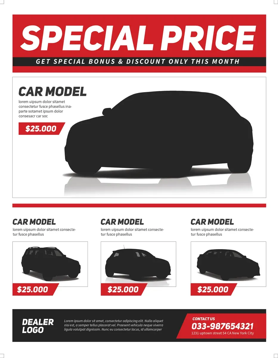 Automotive Sale Flyer — preview 1
