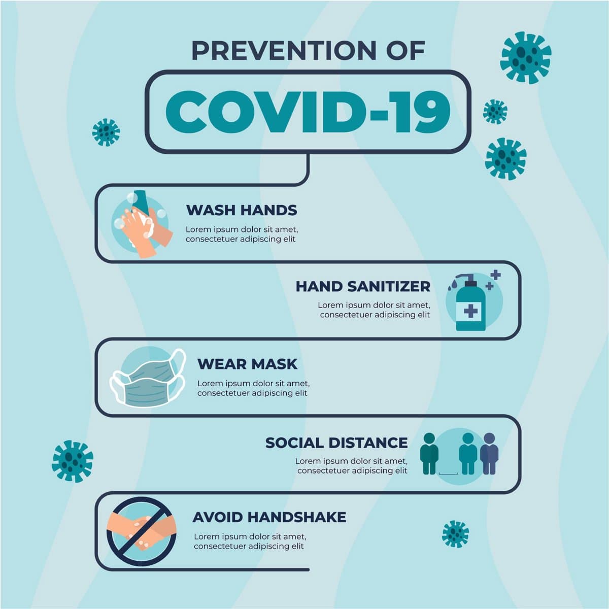 Prevention Staying Infographic — preview 1