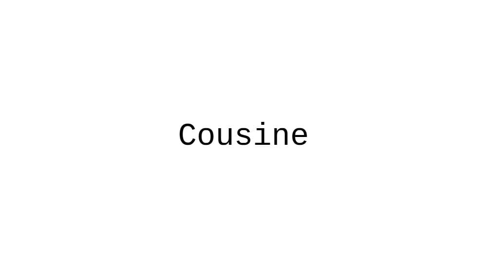 Cousine — preview 1