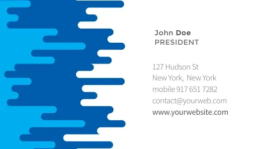 Colorful Artist Design Stationery Business Card Back Business Card Vector Template — preview 1