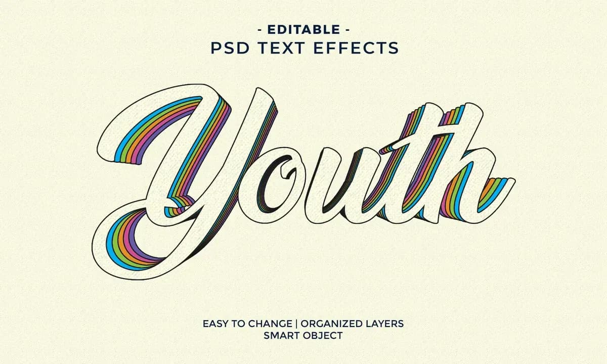 modern-colorful-youth-text-effect Festive Graphics & Social Media Kit — preview 1