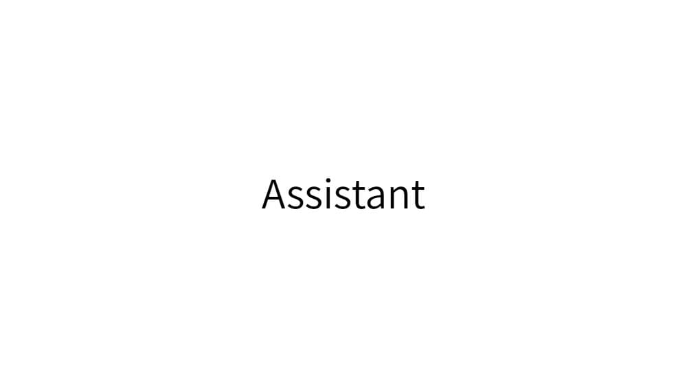 Assistant — preview 1