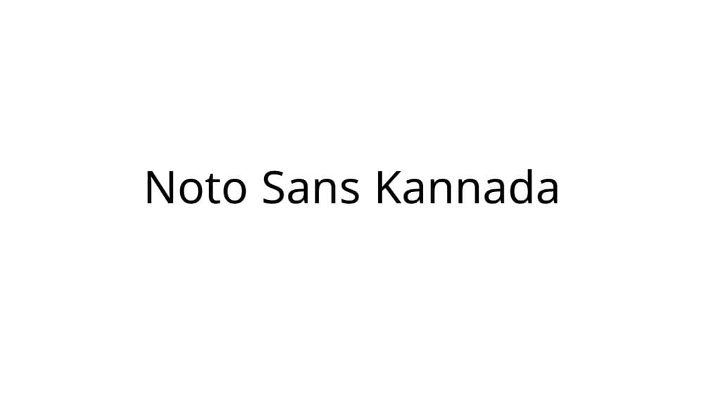 Noto Sans Kannada — preview 1