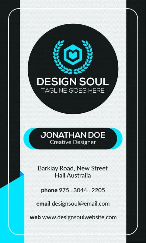 Corporate Business Card — preview 1