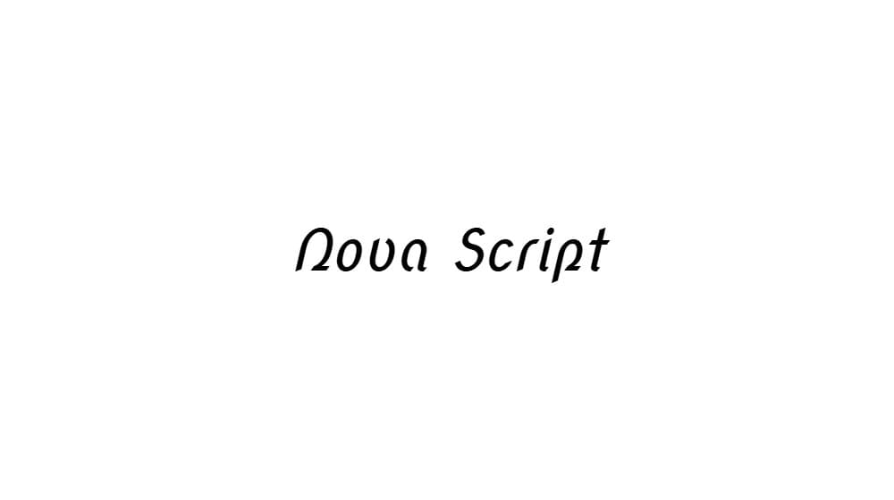 Nova Script — preview 1