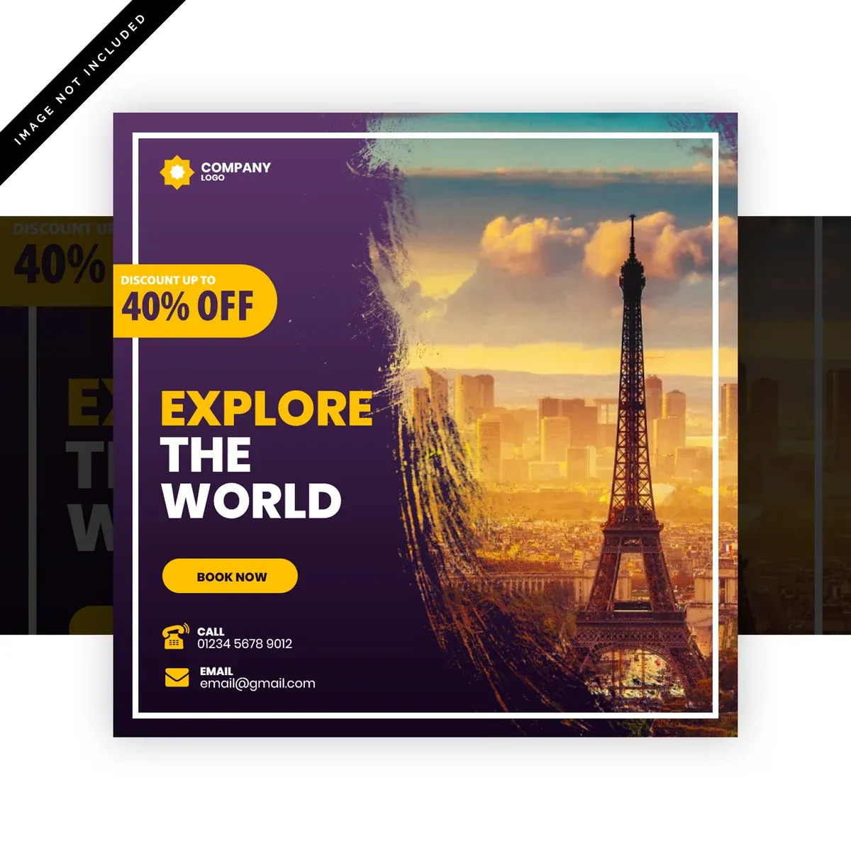 Travel Post Template — preview 1