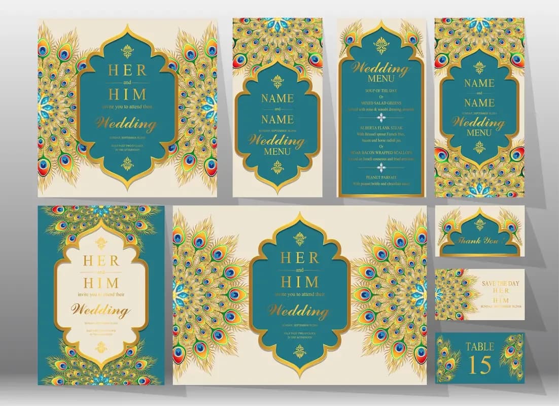 Wedding Invitation Card Templates (19) — preview 1