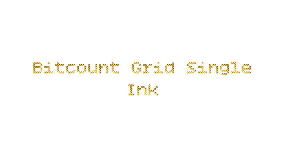 Bitcount Grid Single Ink — preview 1