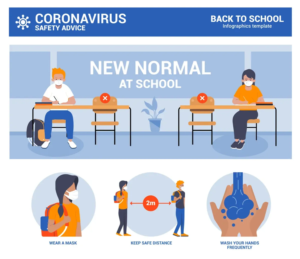 Back School Infographic — preview 1