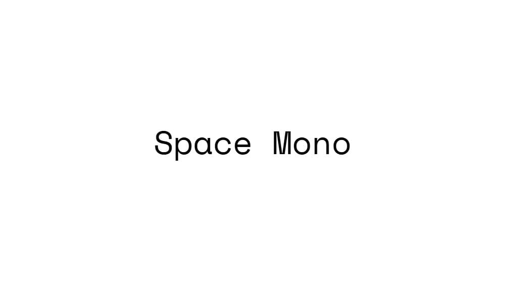 Space Mono — preview 1