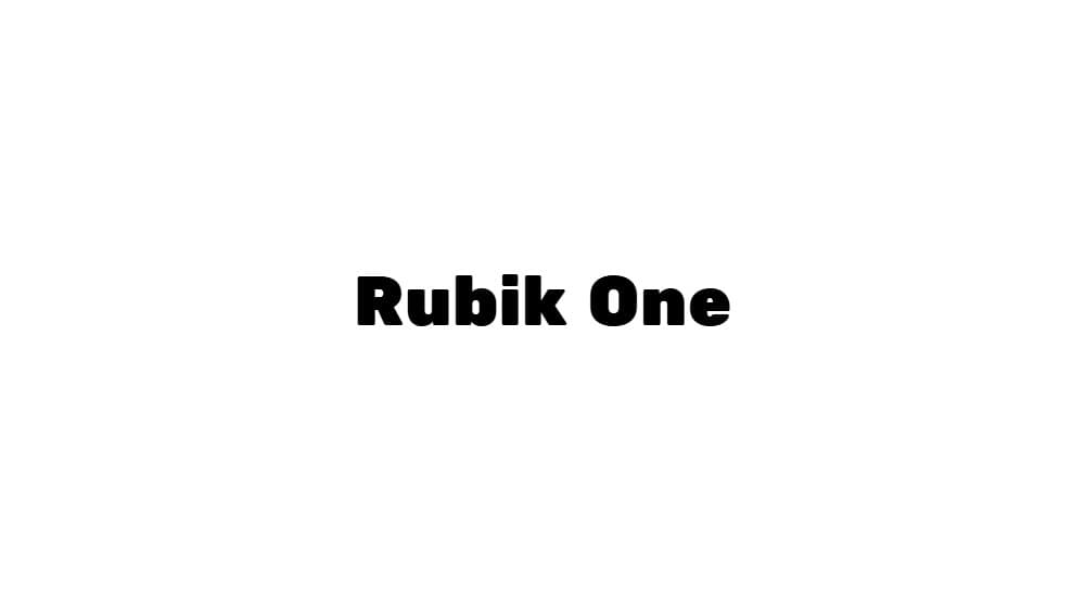 Rubik One — preview 1