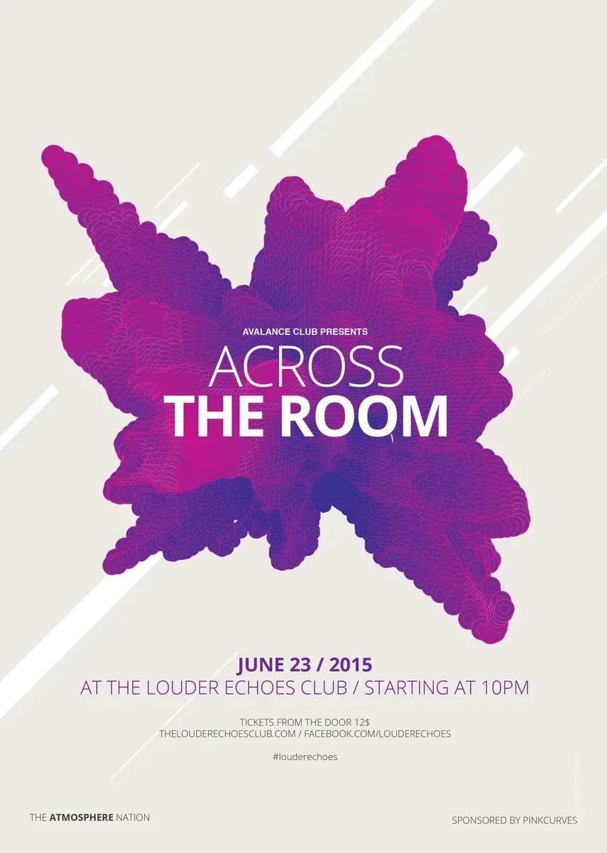 Across The Room Flyer Poster — preview 1