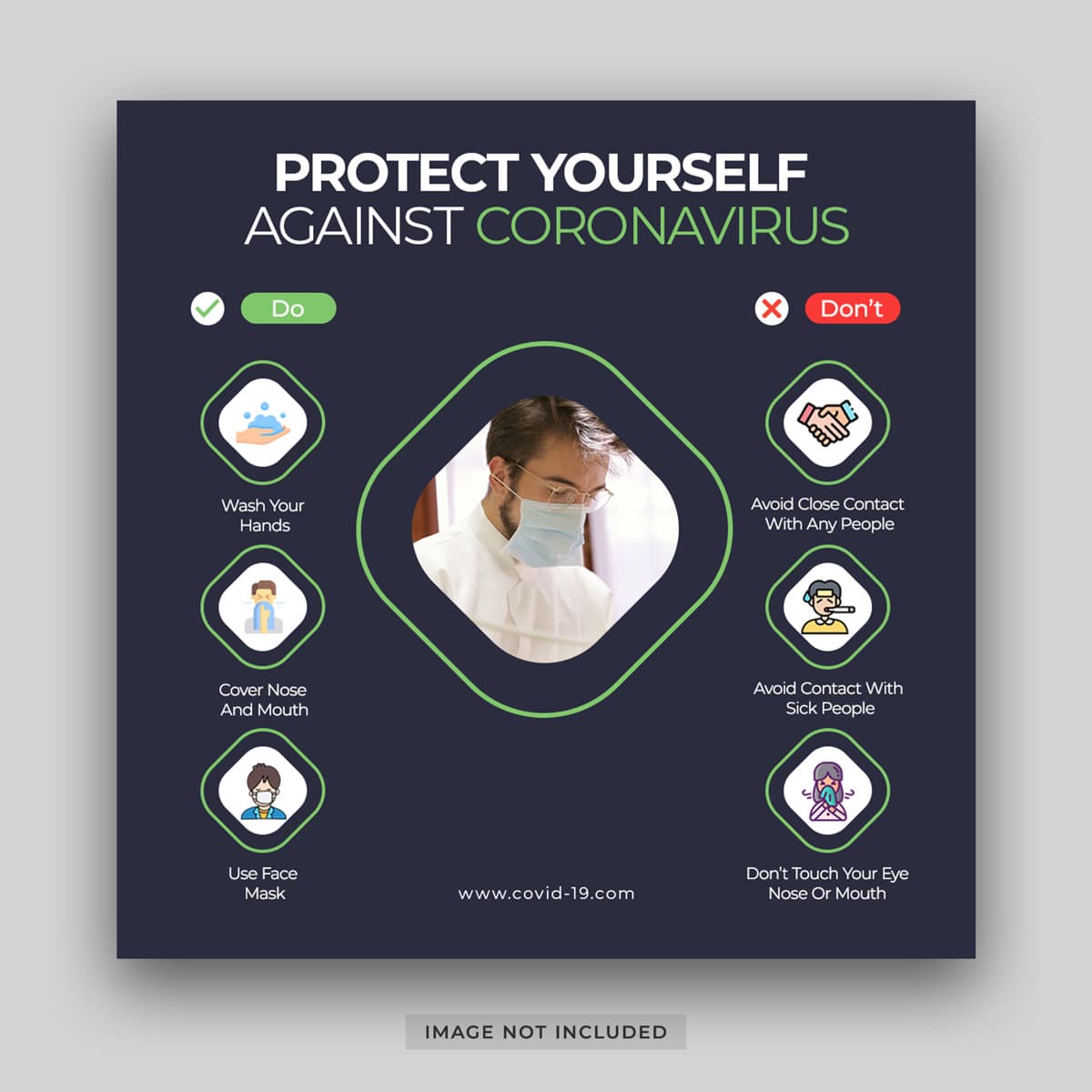 Corona Virus Infographic — preview 1