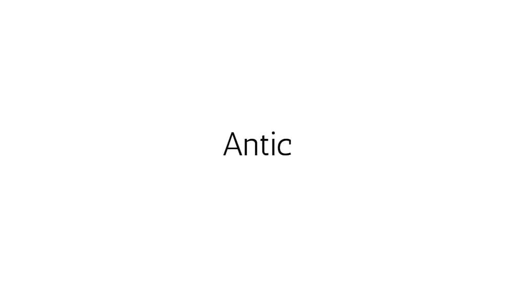 Antic — preview 1