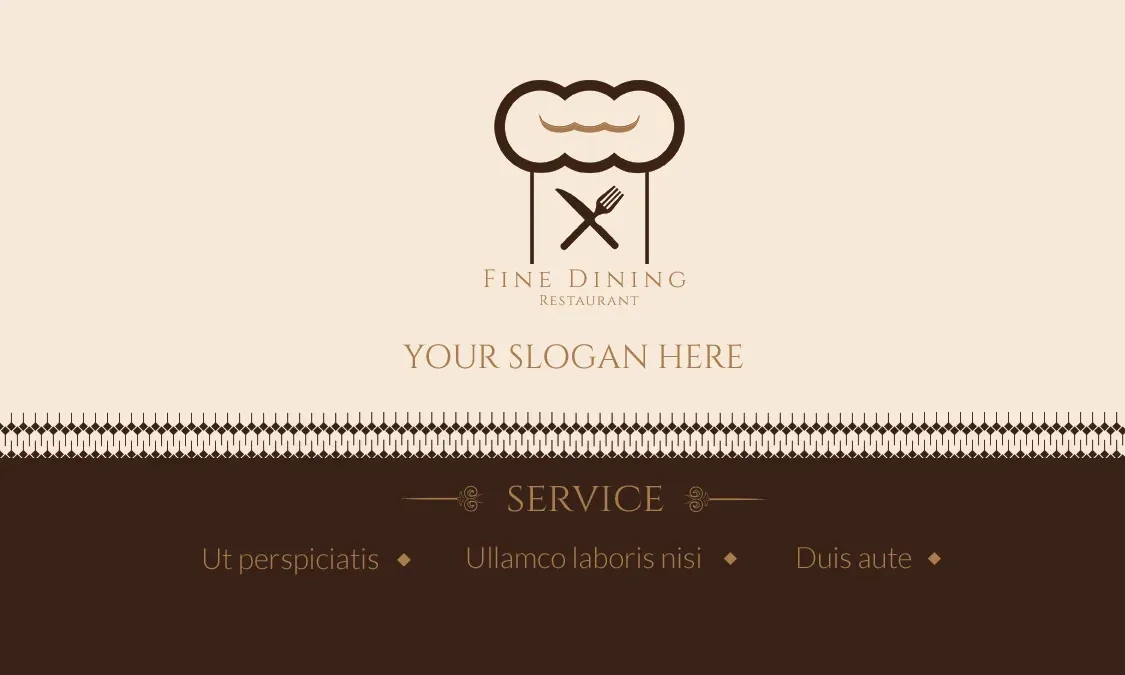 Fine Dining Restaurant Set Template — preview 1