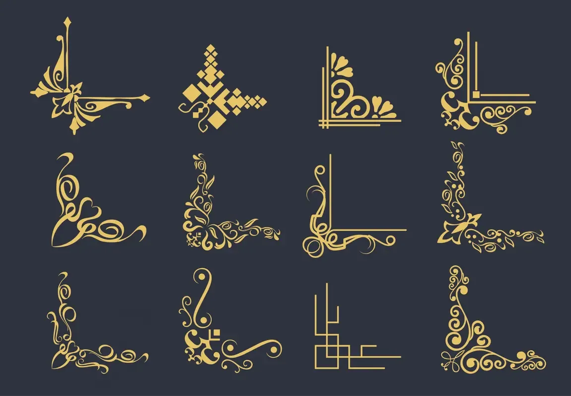 Document_Corners_Collection_Classical_Flat_Design_6832280 — preview 1