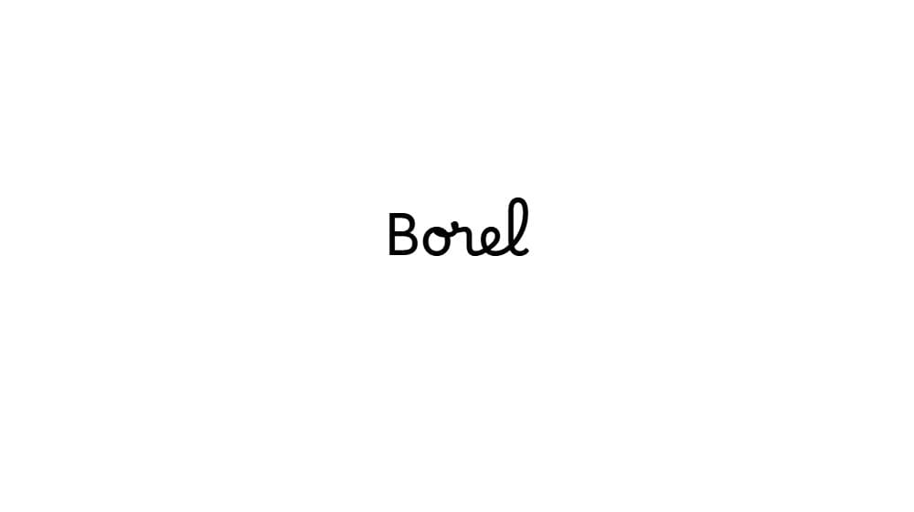 Borel — preview 1