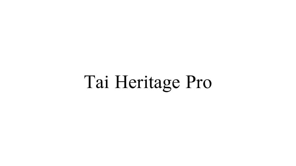Tai Heritage Pro — preview 1