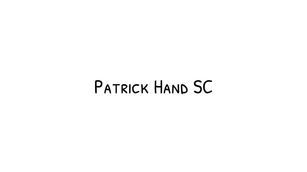 Patrick Hand SC — preview 1
