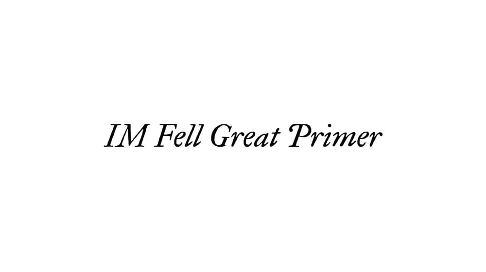 IM Fell Great Primer — preview 1