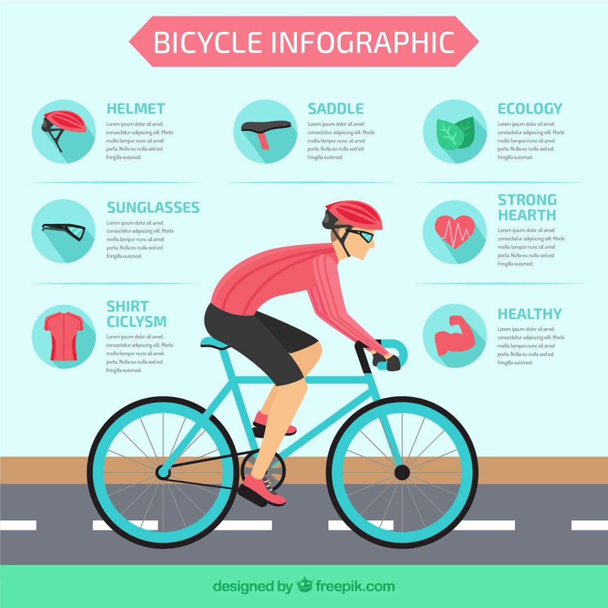Cycling Infographic — preview 1