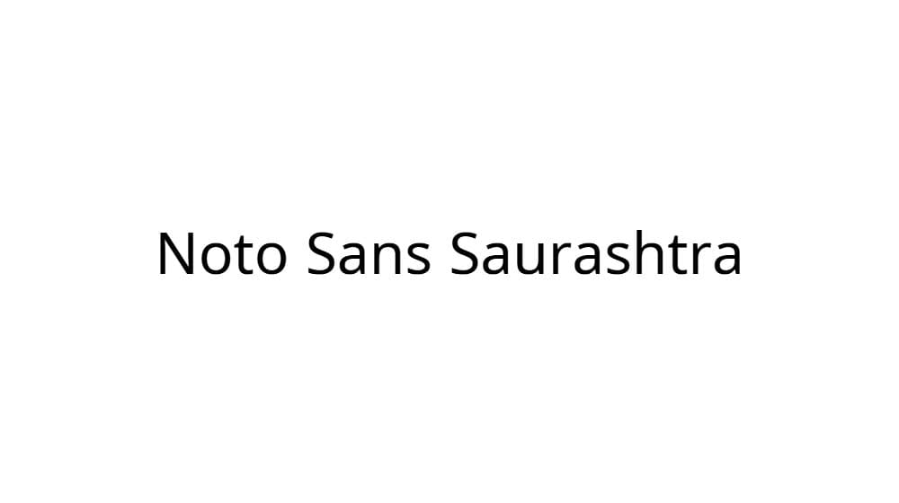 Noto Sans Saurashtra — preview 1