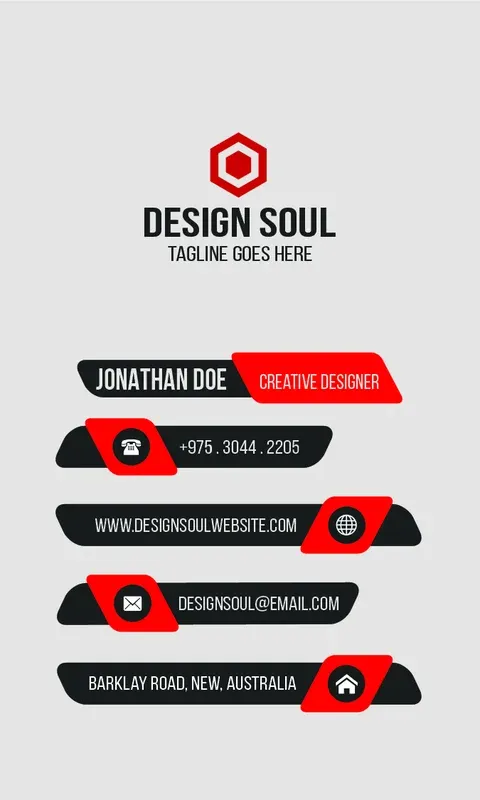 Modern Corporate Business Card — preview 1