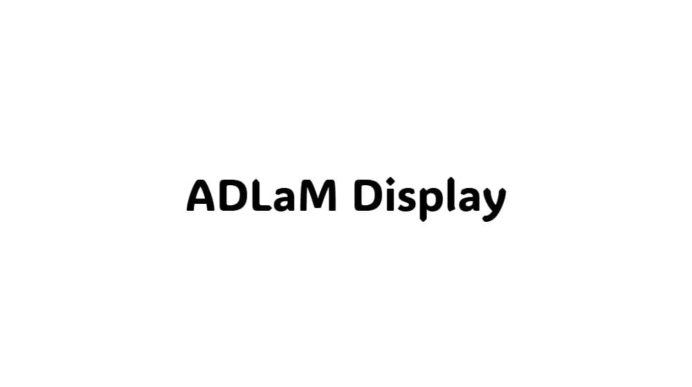 ADLaM Display — preview 1