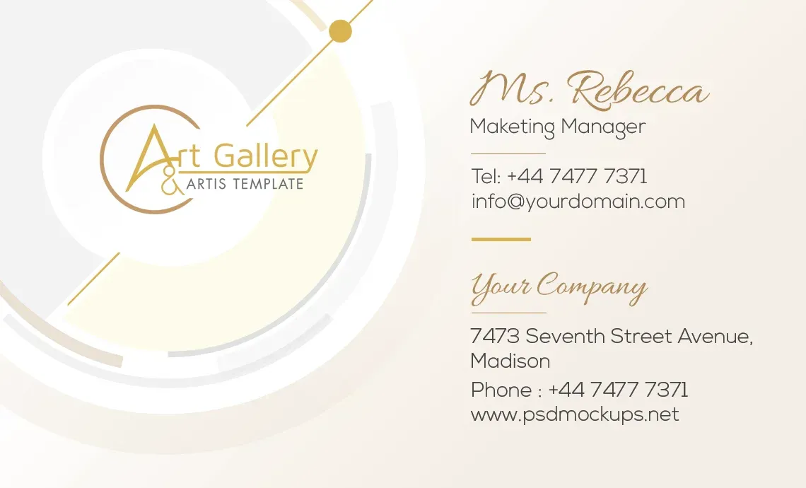 Art Gallery Artist Sets Template — preview 1