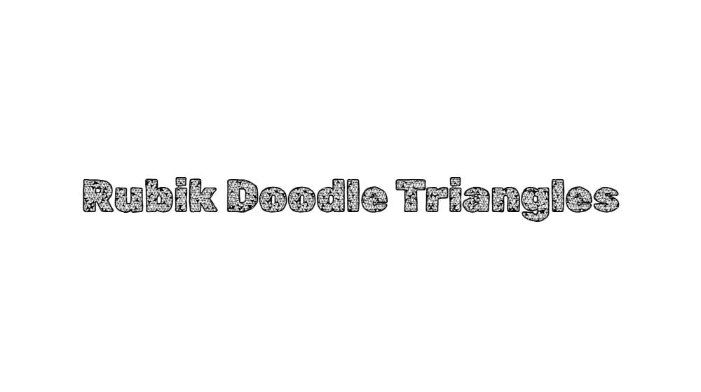 Rubik Doodle Triangles — preview 1